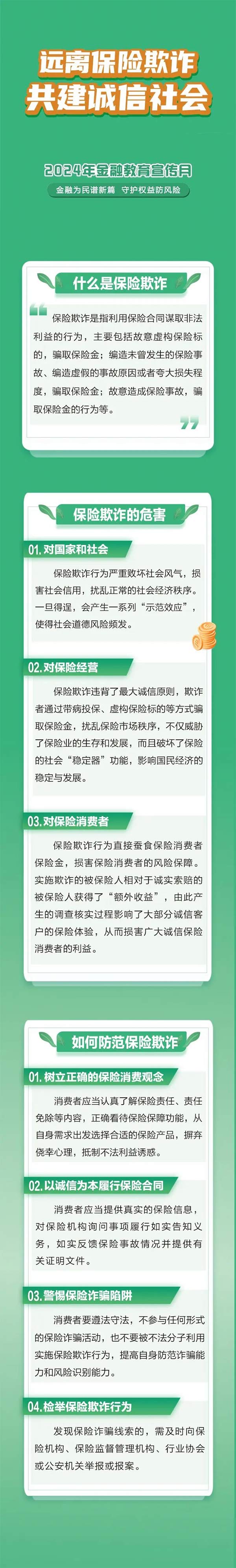 金融教育宣传月 | 远离保险欺诈 共建诚信社会