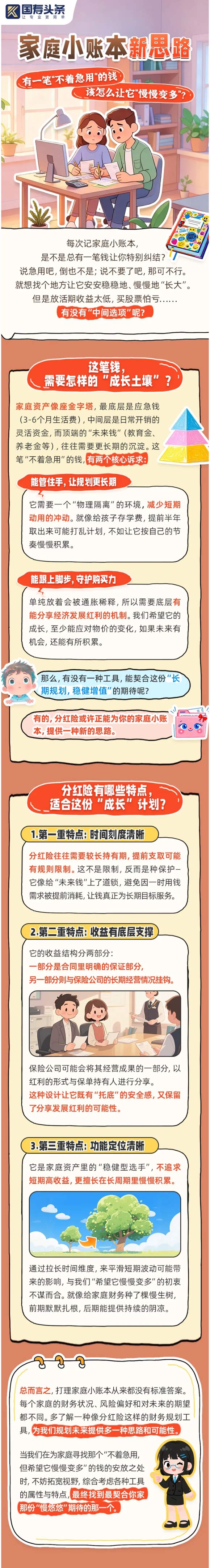 家庭账本新思路—分红成长计划