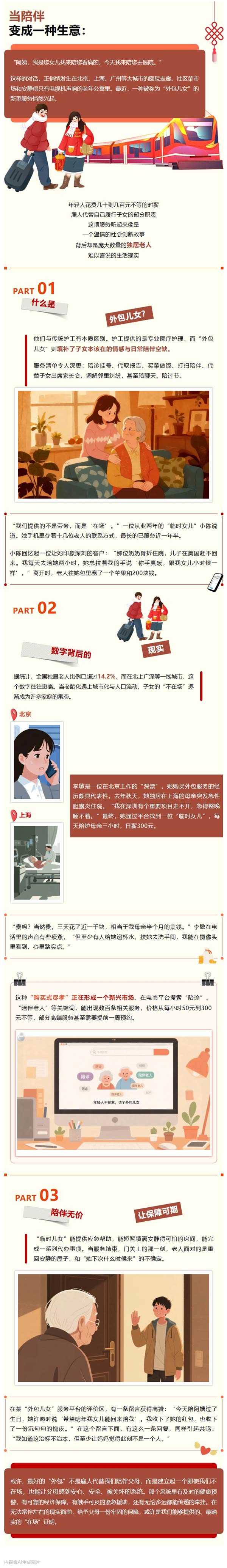 当陪伴变成一门生意：外包儿女走红背后的故事