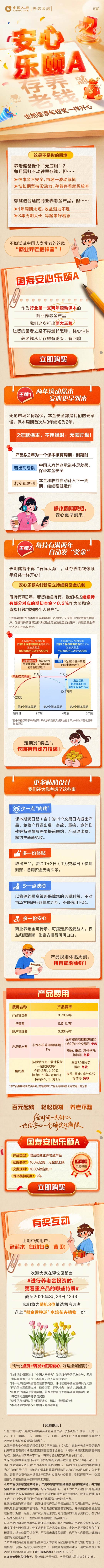 有奖互动 | 存养老钱也能领“年终奖”？2年滚动保本+每2年