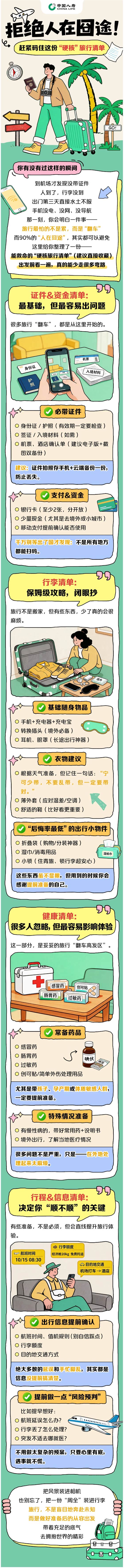 拒绝人在囧途 赶紧码住这份“硬核”旅行清单