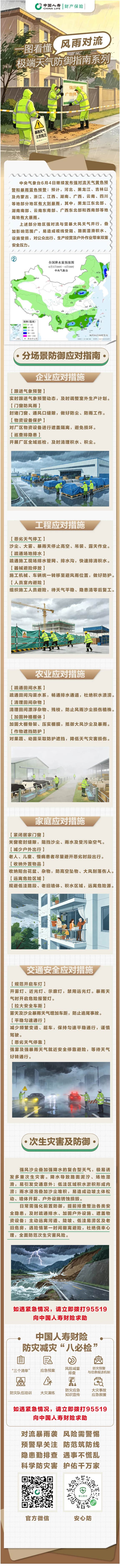 一图看懂｜极端天气防御指南系列——风雨对流