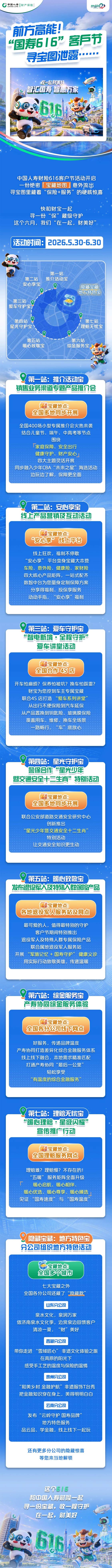 热情启动｜前方高能！“国寿616”客户节寻宝图泄露……
