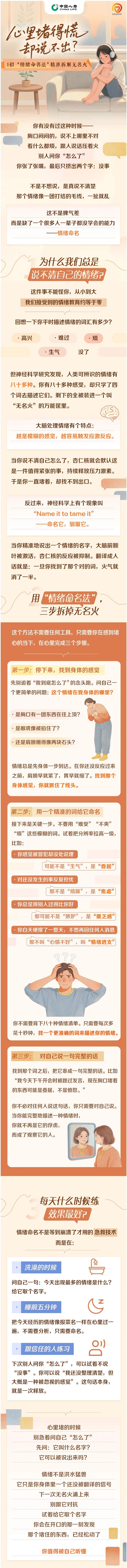 别焦虑研究所｜心里堵得慌却说不出？1招“情绪命名法”，精准拆